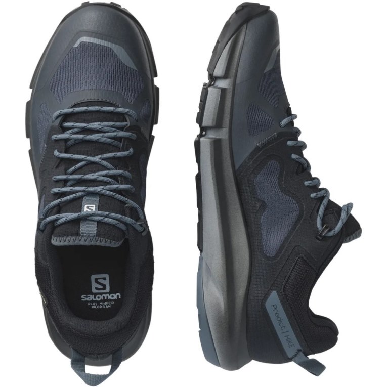 Tenis Senderismo Salomon Predict Hike GTX Hombre Negros | MX UJMW764